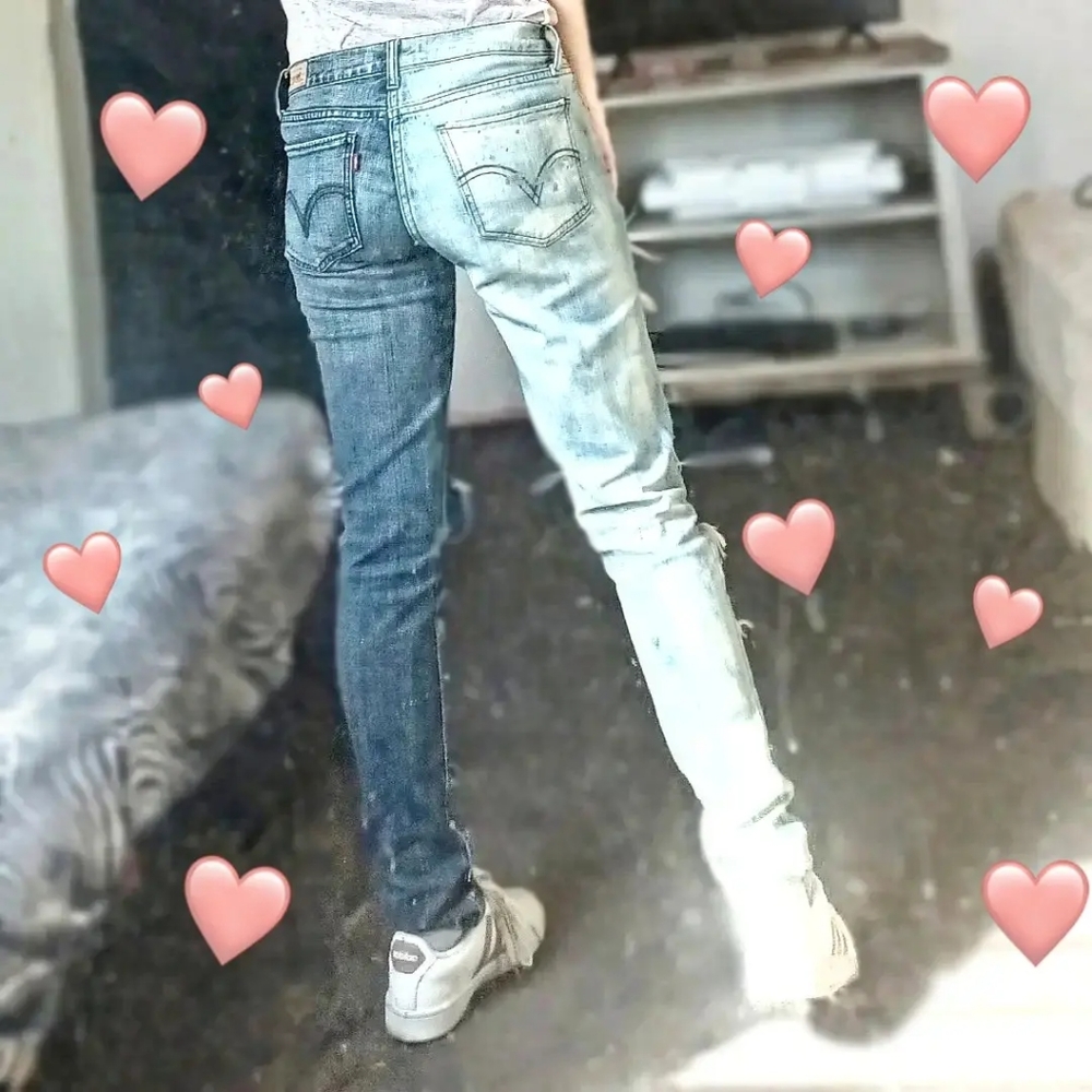 Split Dyed Jeans - image 2